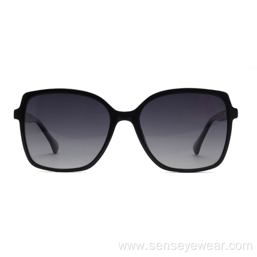 Oversized Vintage Injection Acetate Polarized Sunglasses